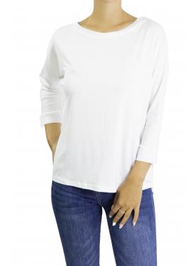 Maglia con dettagli in raso 